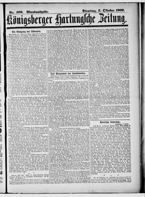 Königsberger Hartungsche Zeitung vom 05.10.1909