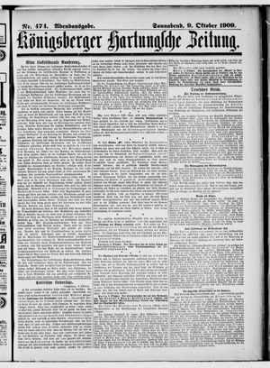 Königsberger Hartungsche Zeitung vom 09.10.1909
