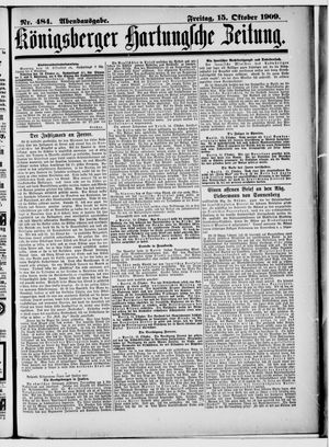 Königsberger Hartungsche Zeitung vom 15.10.1909