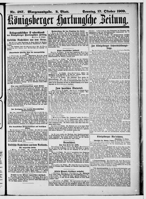Königsberger Hartungsche Zeitung vom 17.10.1909