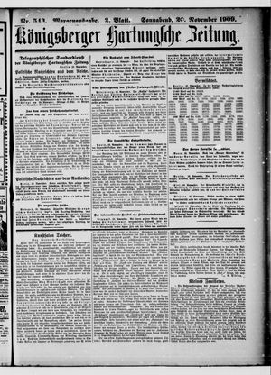 Königsberger Hartungsche Zeitung vom 20.11.1909