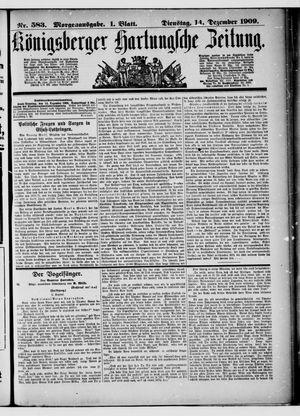 Königsberger Hartungsche Zeitung vom 14.12.1909