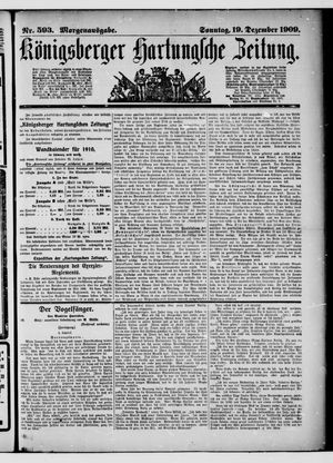 Königsberger Hartungsche Zeitung vom 19.12.1909
