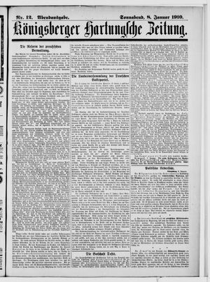 Königsberger Hartungsche Zeitung on Jan 8, 1910
