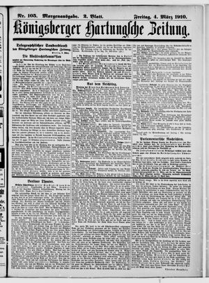 Königsberger Hartungsche Zeitung vom 04.03.1910