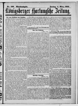 Königsberger Hartungsche Zeitung on Mar 4, 1910