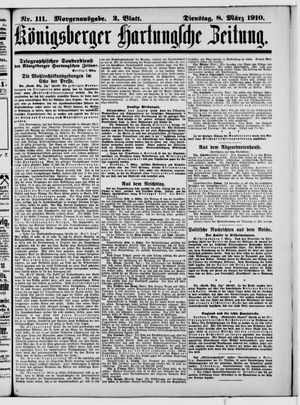 Königsberger Hartungsche Zeitung on Mar 8, 1910