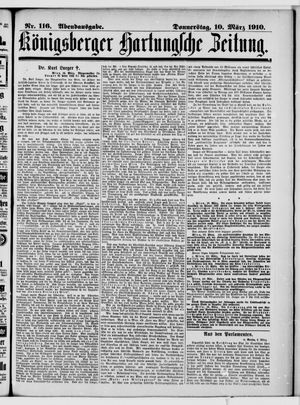 Königsberger Hartungsche Zeitung vom 10.03.1910