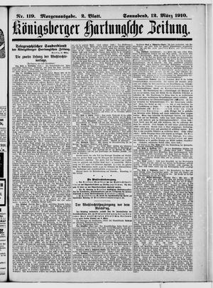 Königsberger Hartungsche Zeitung vom 12.03.1910