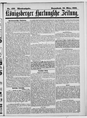 Königsberger Hartungsche Zeitung vom 19.03.1910