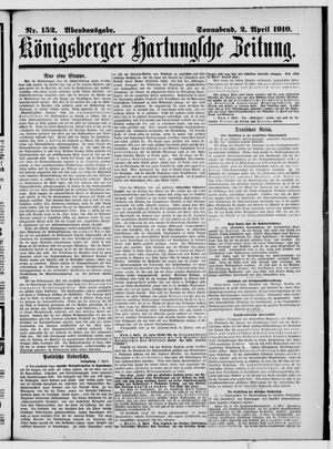 Königsberger Hartungsche Zeitung vom 02.04.1910