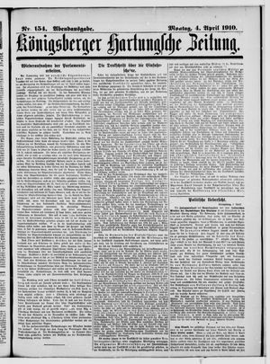 Königsberger Hartungsche Zeitung vom 04.04.1910