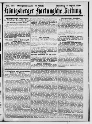Königsberger Hartungsche Zeitung vom 05.04.1910