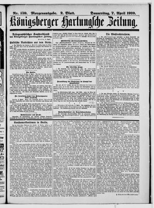 Königsberger Hartungsche Zeitung vom 07.04.1910