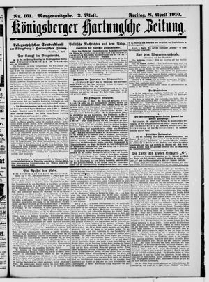 Königsberger Hartungsche Zeitung vom 08.04.1910