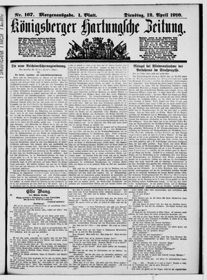 Königsberger Hartungsche Zeitung on Apr 12, 1910