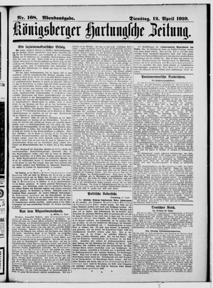 Königsberger Hartungsche Zeitung vom 12.04.1910