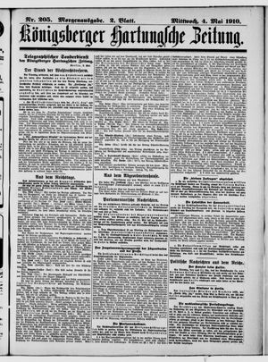 Königsberger Hartungsche Zeitung vom 04.05.1910