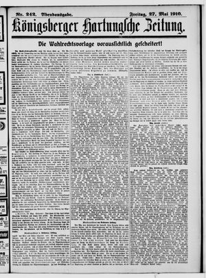 Königsberger Hartungsche Zeitung vom 27.05.1910