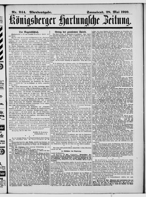 Königsberger Hartungsche Zeitung vom 28.05.1910