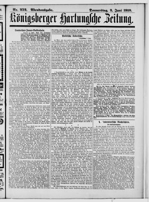 Königsberger Hartungsche Zeitung vom 02.06.1910