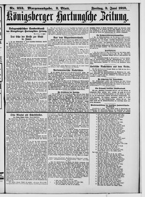 Königsberger Hartungsche Zeitung vom 03.06.1910