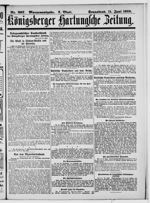 Königsberger Hartungsche Zeitung vom 11.06.1910