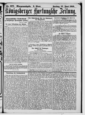 Königsberger Hartungsche Zeitung vom 17.06.1910