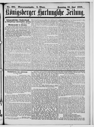 Königsberger Hartungsche Zeitung on Jun 19, 1910