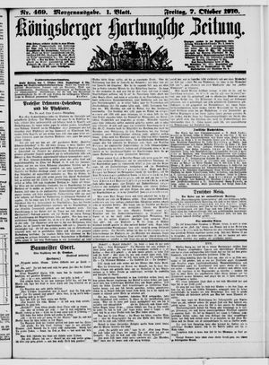 Königsberger Hartungsche Zeitung vom 07.10.1910