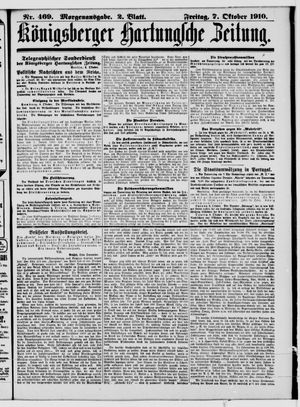 Königsberger Hartungsche Zeitung vom 07.10.1910