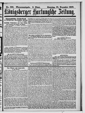 Königsberger Hartungsche Zeitung vom 18.12.1910