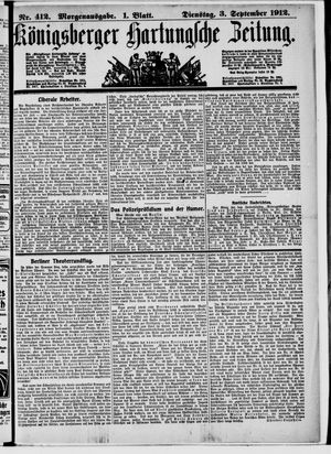 Königsberger Hartungsche Zeitung vom 03.09.1912