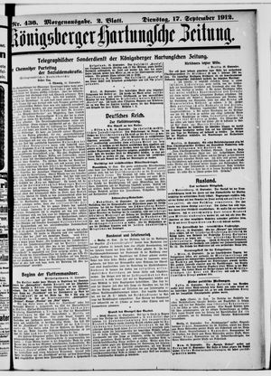 Königsberger Hartungsche Zeitung vom 17.09.1912