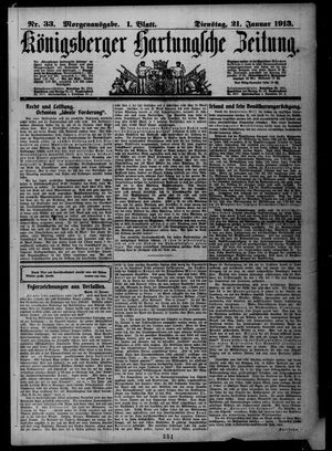 Königsberger Hartungsche Zeitung on Jan 21, 1913