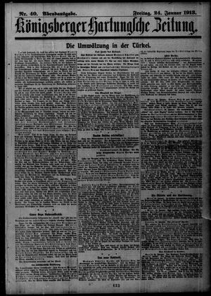 Königsberger Hartungsche Zeitung vom 24.01.1913