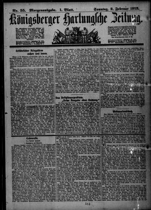 Königsberger Hartungsche Zeitung on Feb 2, 1913