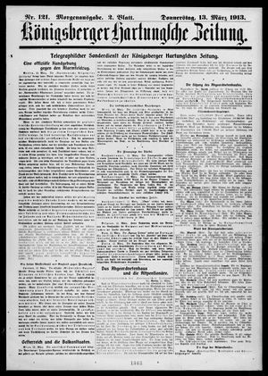 Königsberger Hartungsche Zeitung vom 13.03.1913