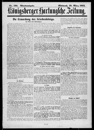 Königsberger Hartungsche Zeitung on Mar 19, 1913