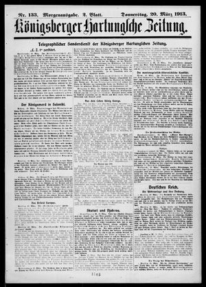 Königsberger Hartungsche Zeitung vom 20.03.1913