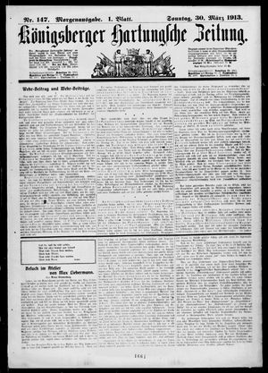 Königsberger Hartungsche Zeitung on Mar 30, 1913