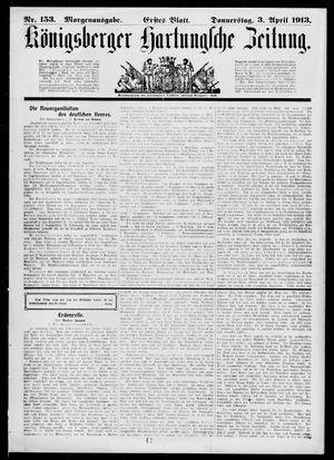 Königsberger Hartungsche Zeitung vom 03.04.1913