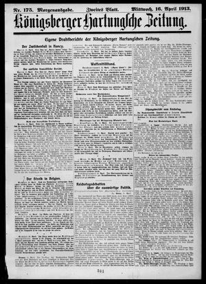 Königsberger Hartungsche Zeitung on Apr 16, 1913