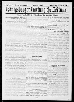 Königsberger Hartungsche Zeitung on May 6, 1913