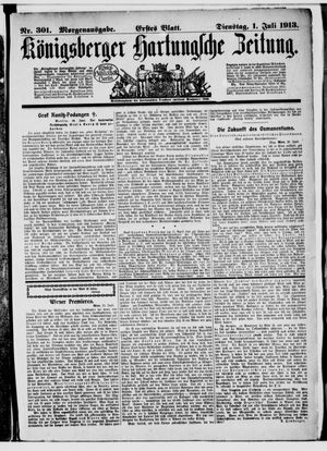 Königsberger Hartungsche Zeitung vom 01.07.1913