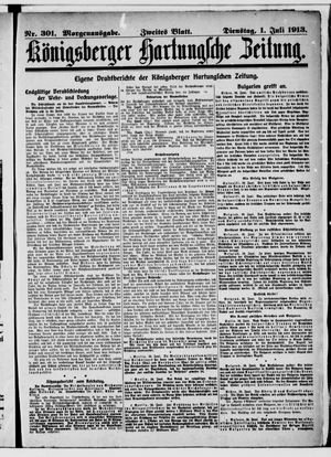 Königsberger Hartungsche Zeitung vom 01.07.1913