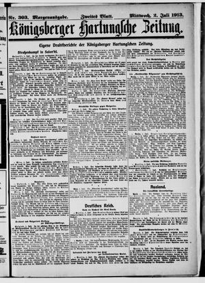 Königsberger Hartungsche Zeitung on Jul 2, 1913