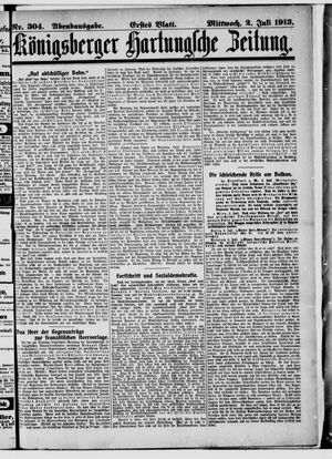 Königsberger Hartungsche Zeitung vom 02.07.1913