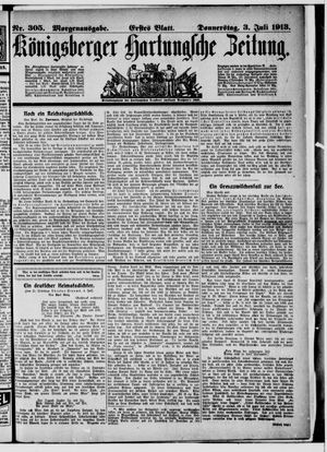 Königsberger Hartungsche Zeitung vom 03.07.1913