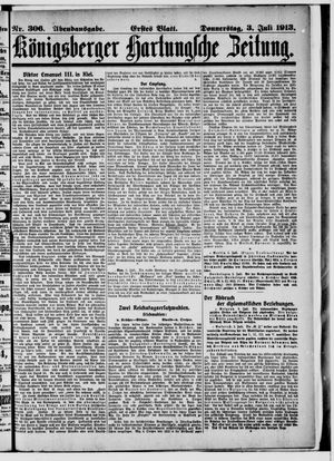 Königsberger Hartungsche Zeitung vom 03.07.1913